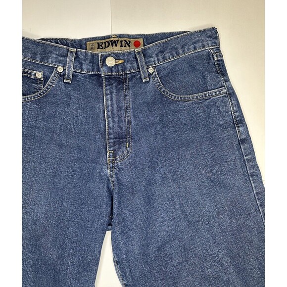 Edwin Men’s Jeans Vintage Japanese Blue Denim Made In Canada ED-827 Size 30x26 - Picture 3 of 13